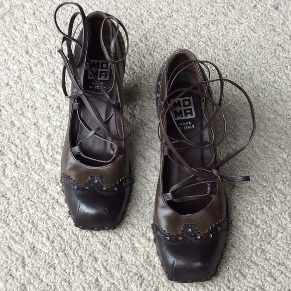 Moma Ankle Wrap Shoes - Picture 4 of 8